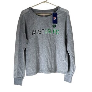 NWT MLS Austin FC Gray Sweatshirt Size L